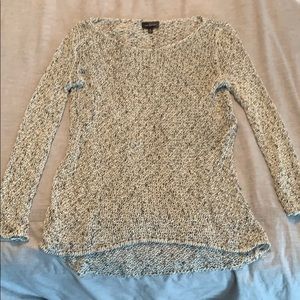 Black & white crocheted Sweater